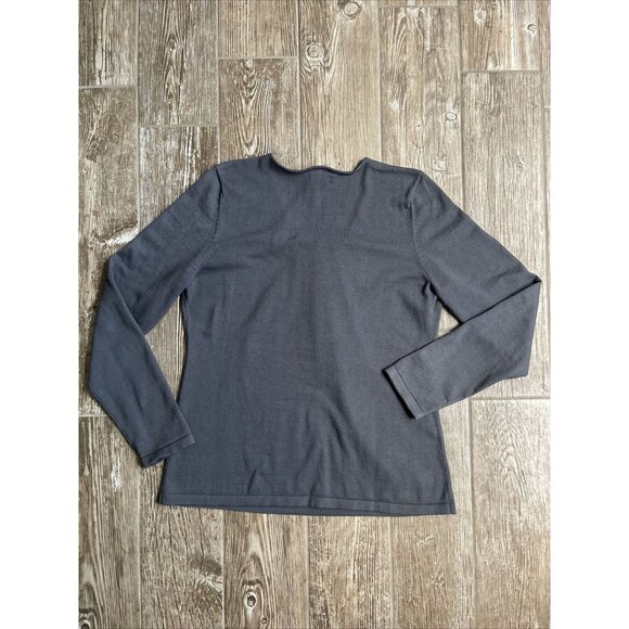 2/$18 SALE! REI Pullover Sweater Womens L Gorpcore Coolmax Long Sleeve Gray Crew - Picture 4 of 6